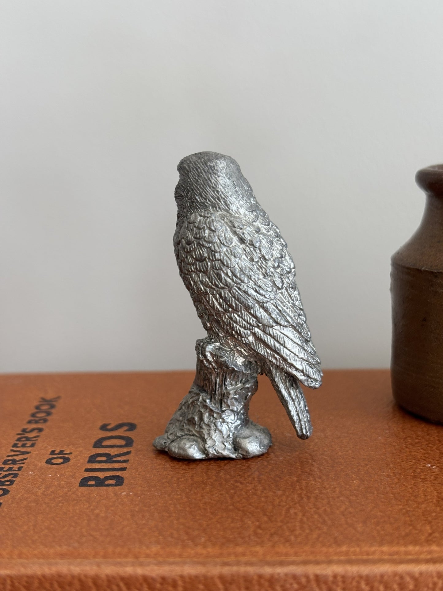 Pewter Bird of Prey Figurine