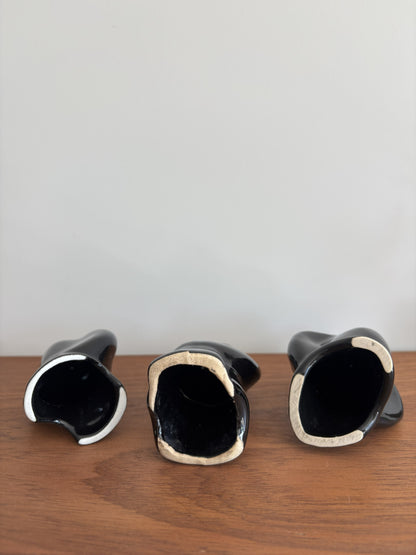The base of vintage Blackbird Pie Funnels