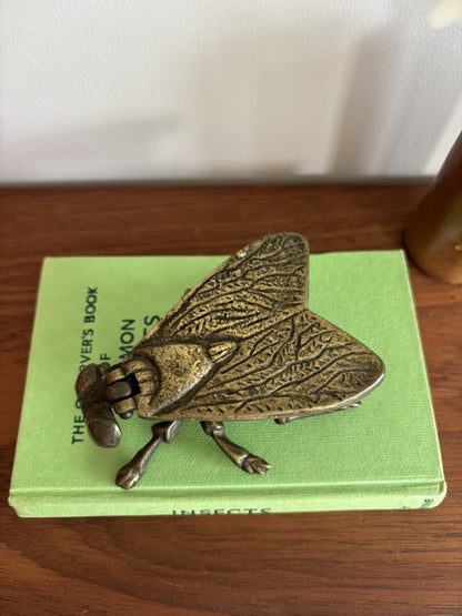 Brass Insect Trinket Dish