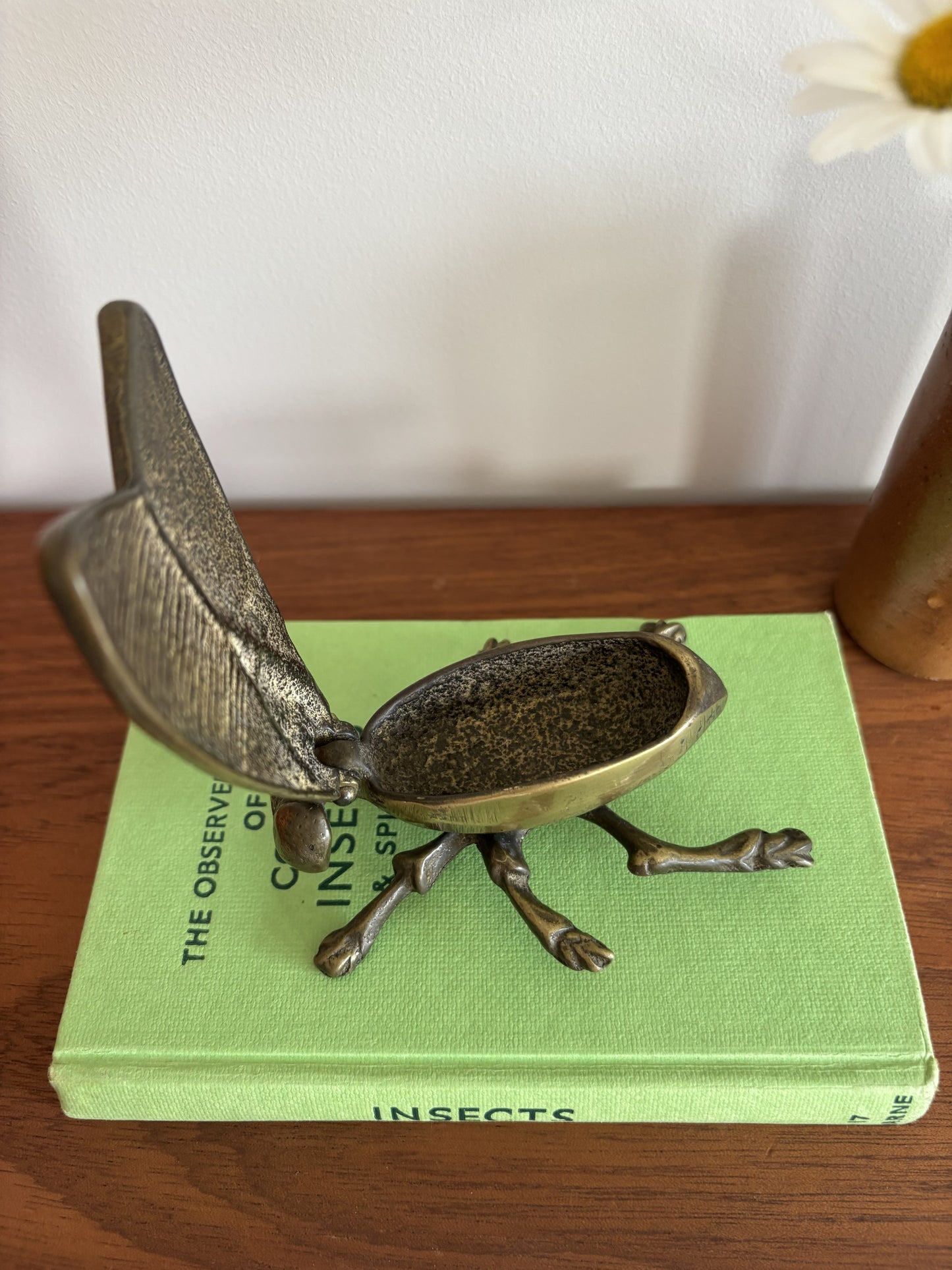 Brass Insect Trinket Dish