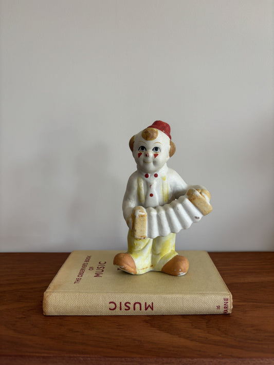 Ceramic Circus Clown Figurine
