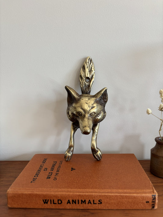 Brass Fox Door Knocker