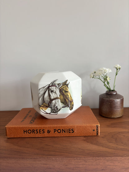 Porcelain Horse Money Box
