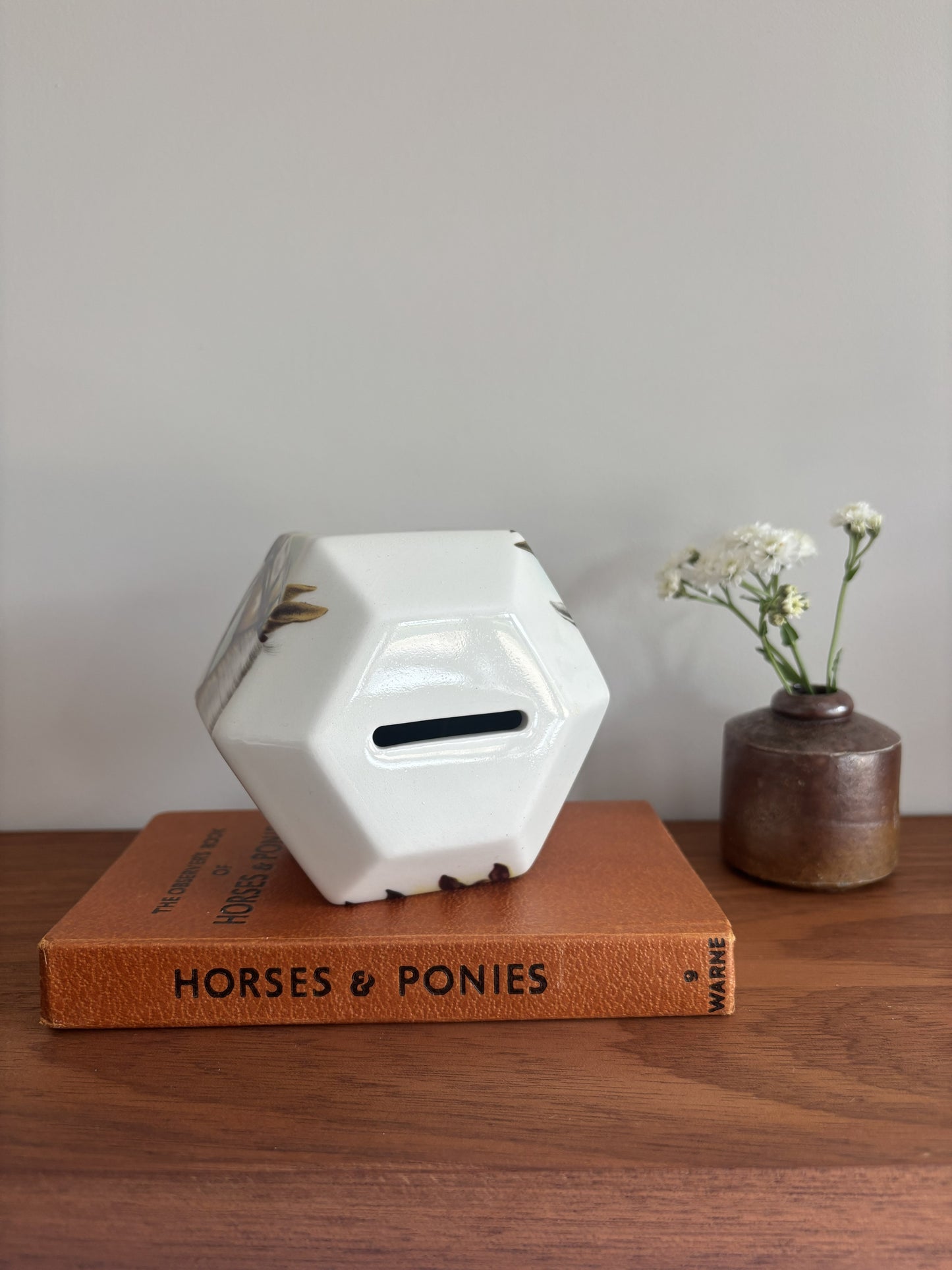 Porcelain Horse Money Box