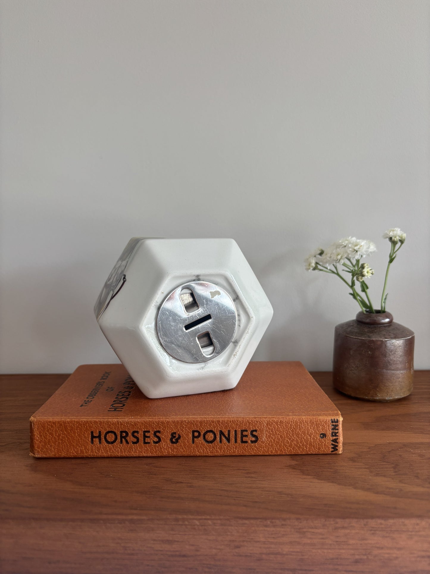 Porcelain Horse Money Box