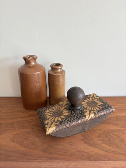 Wooden Ink Blotter