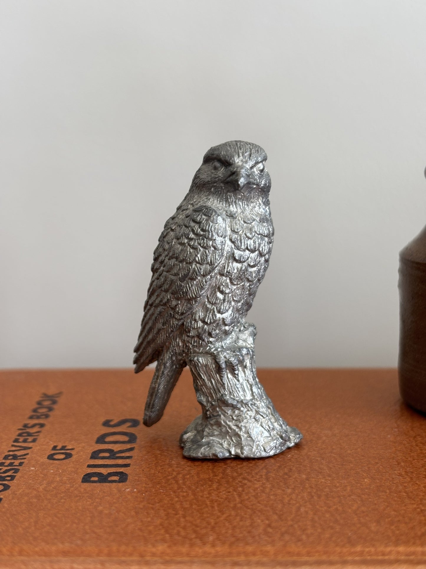 Pewter Bird of Prey Figurine