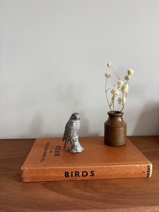 Pewter Bird of Prey Figurine