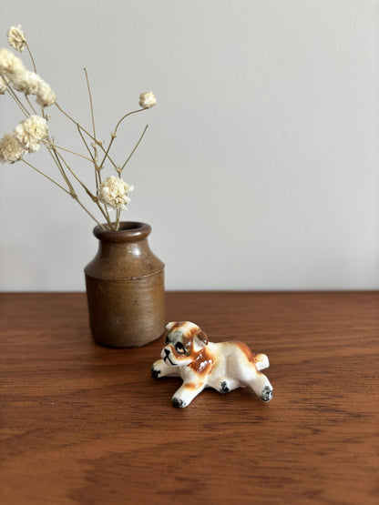 Porcelain Dog Figurine