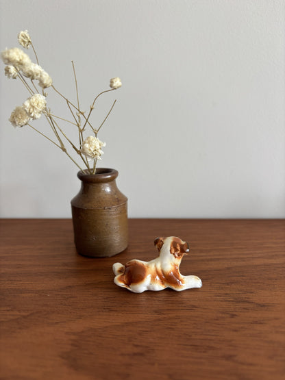 Porcelain Dog Figurine