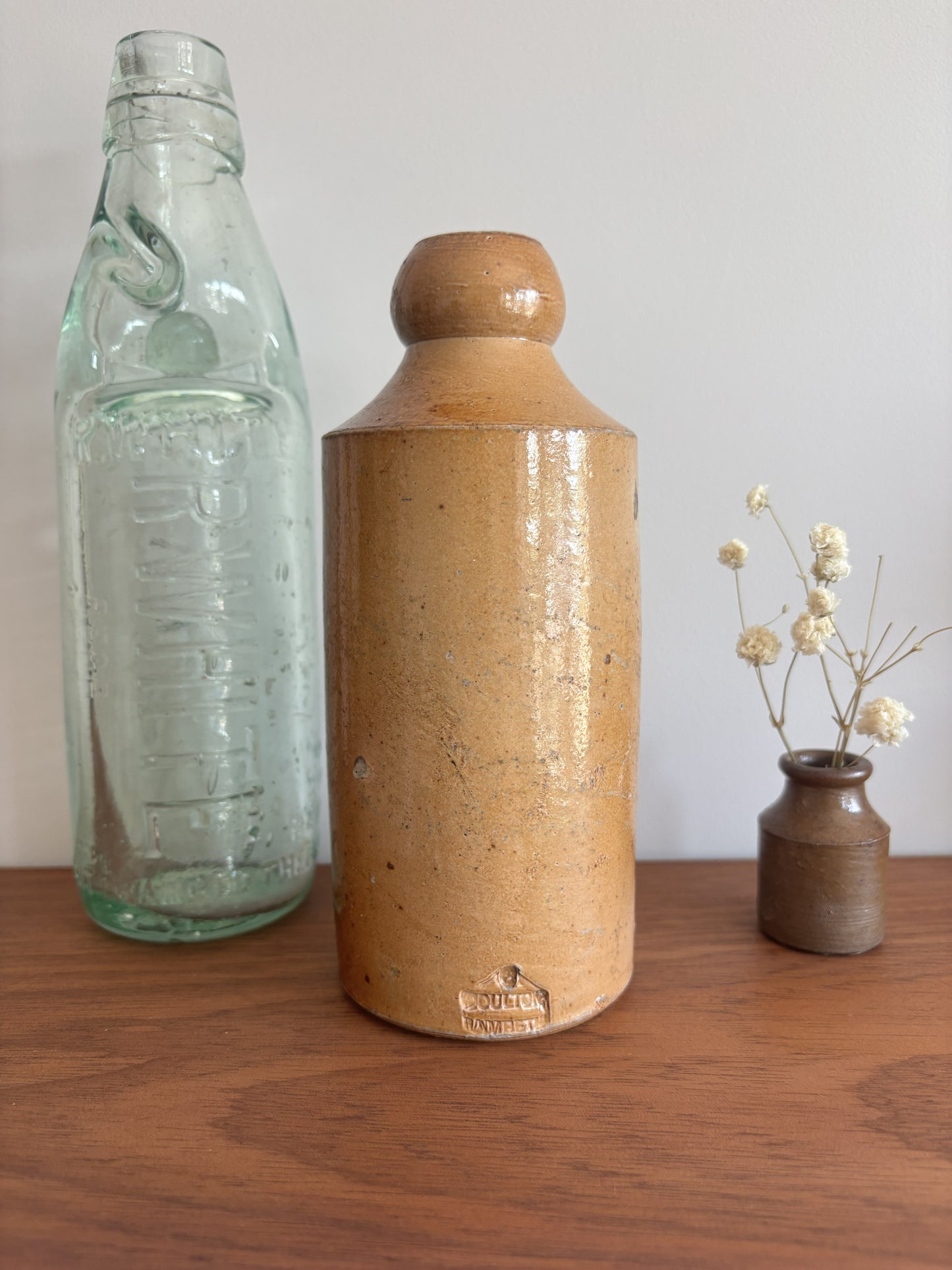 R. Thwaites London & Sheffield Stoneware Ginger Beer Bottle