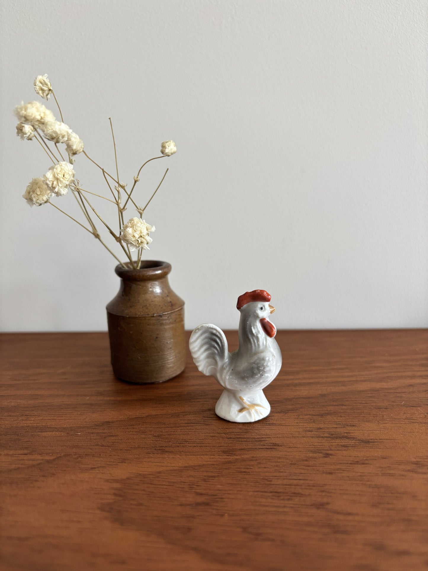 Porcelain Rooster Figurine
