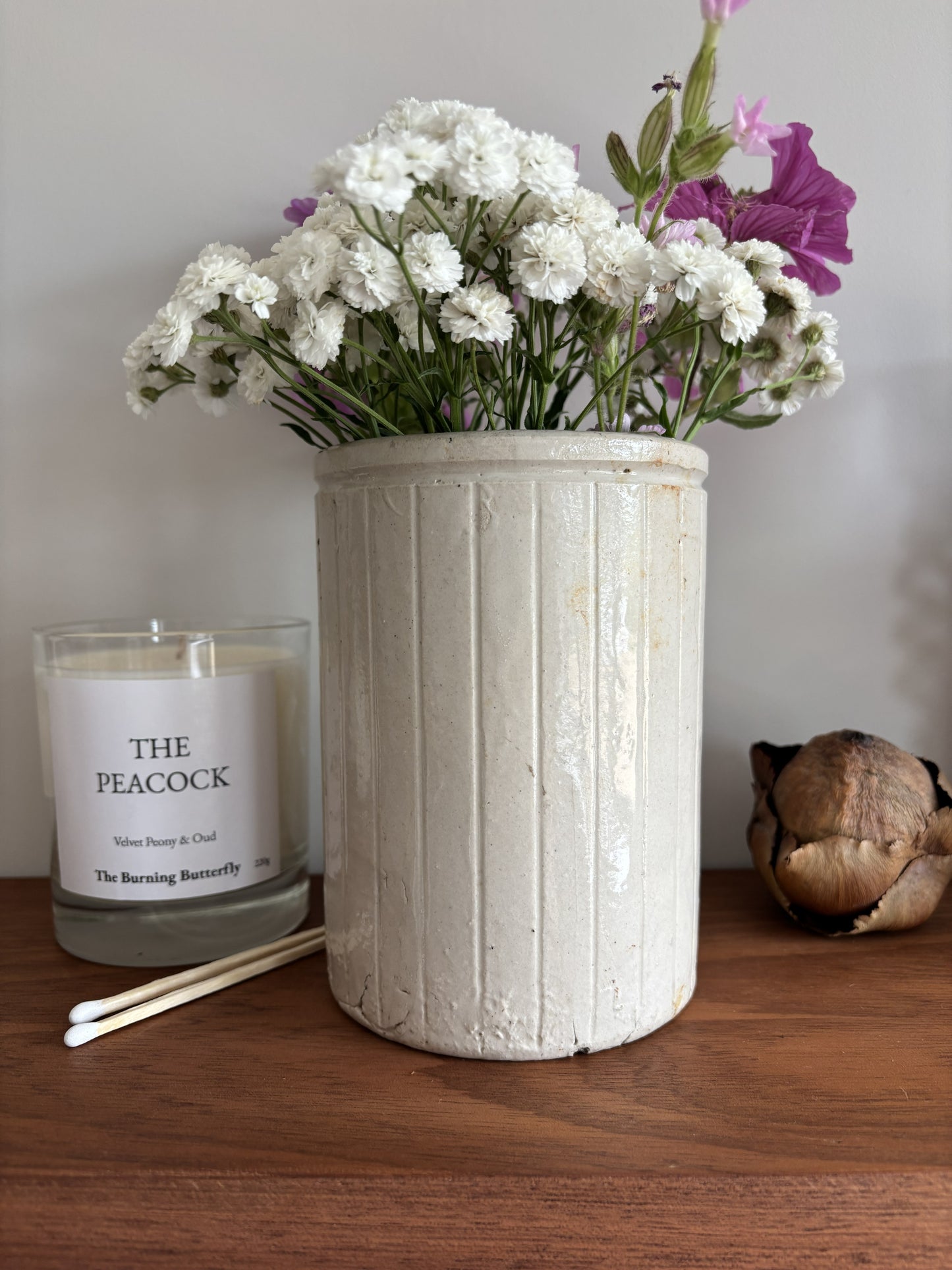 Wm. P Hartley Stoneware Marmalade Jar