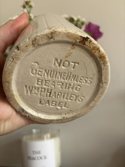 Wm. P Hartley Stoneware Marmalade Jar