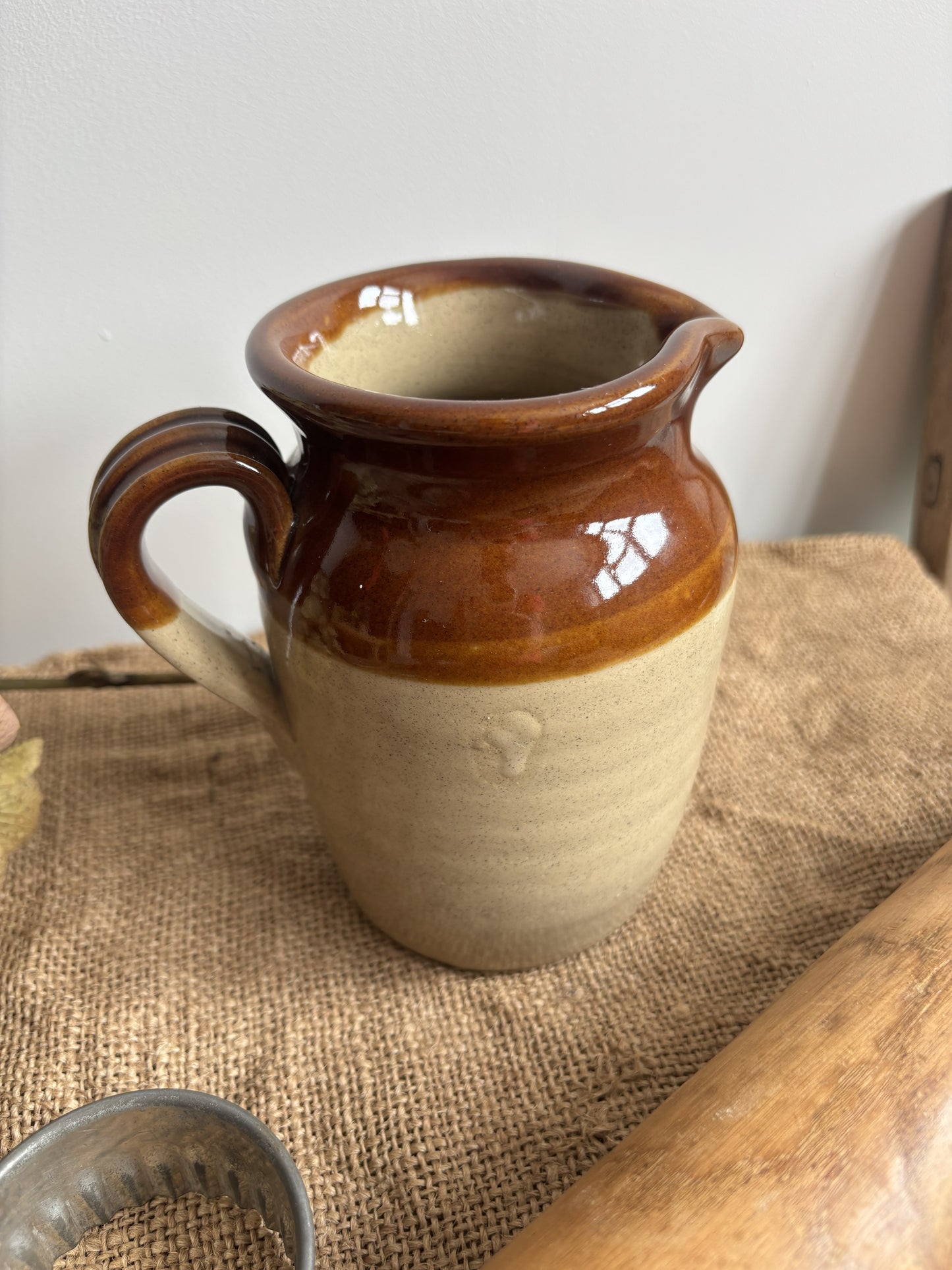 Pearson's of Chesterfield Stoneware Pitcher