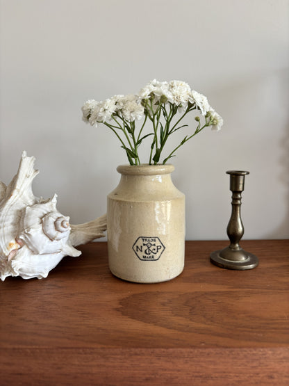 Taylor's Prepared Mustard Stoneware Pot