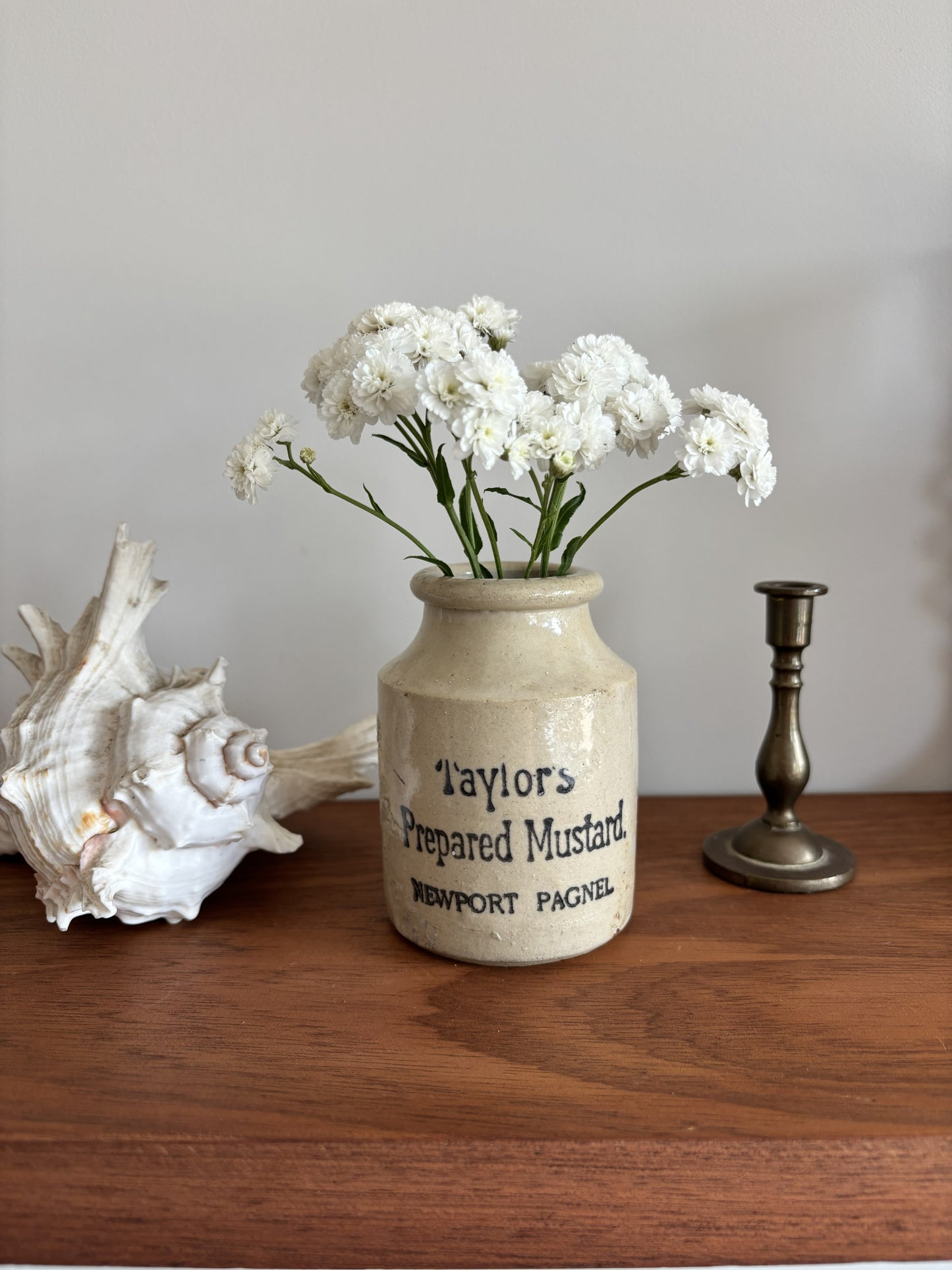 Taylor's Prepared Mustard Stoneware Pot