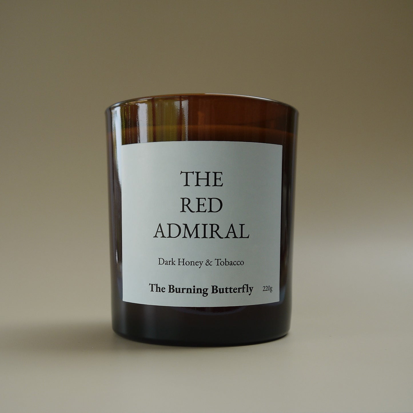 The Red Admiral scented candle