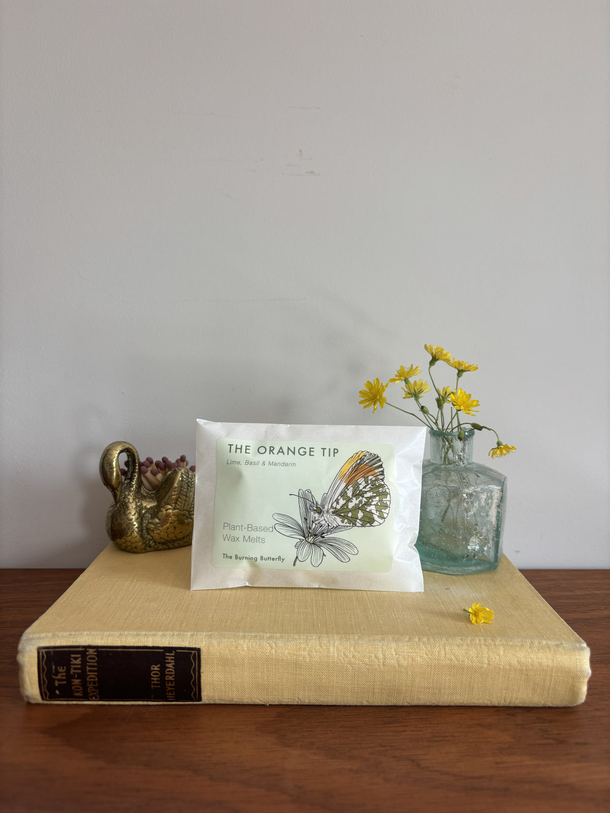 The Orange Tip Scented Wax Melts - Lime, Basil & Mandarin | The Burning Butterfly