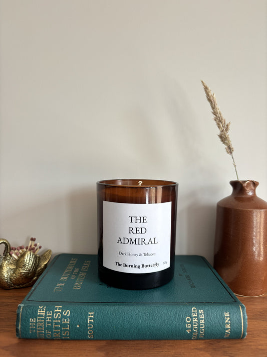 The Red Admiral Scented Candle