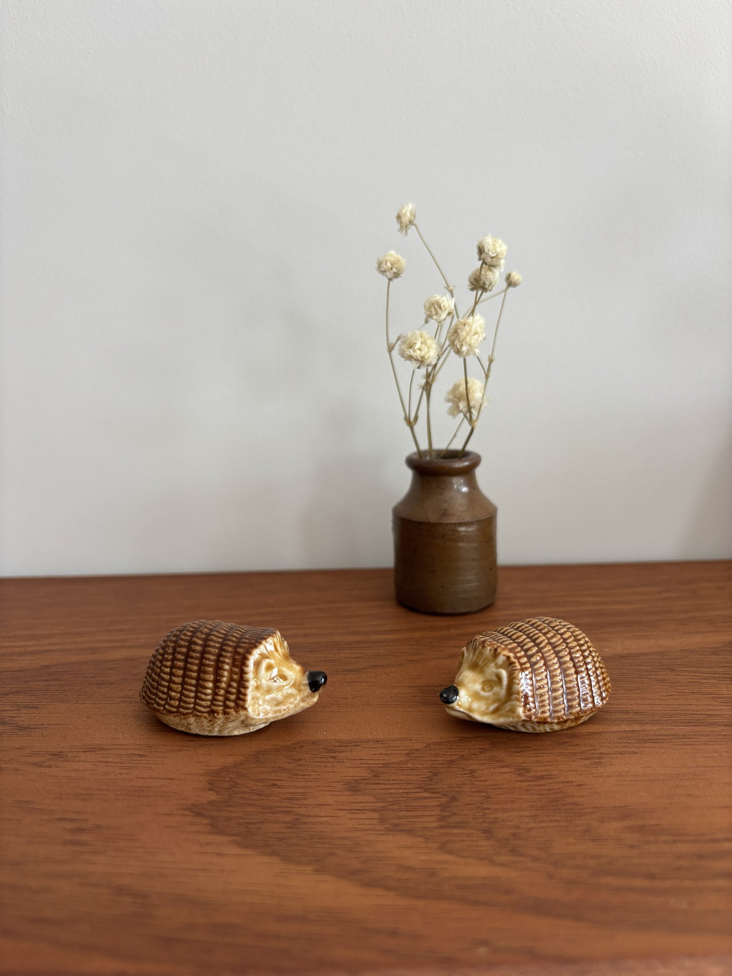 Wade Ceramic Hedgehog Figurines