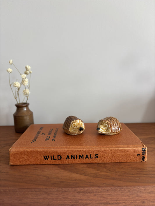 Wade Ceramic Hedgehog Figurines