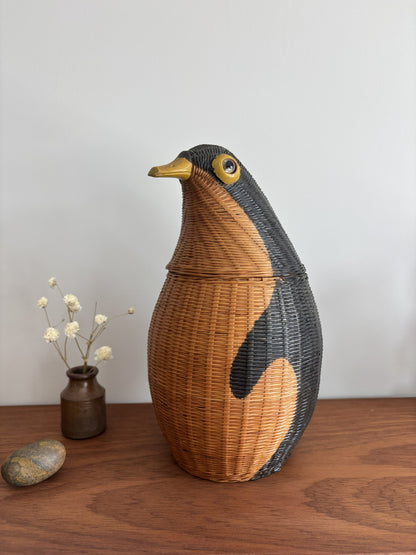 Wicker Penguin Basket