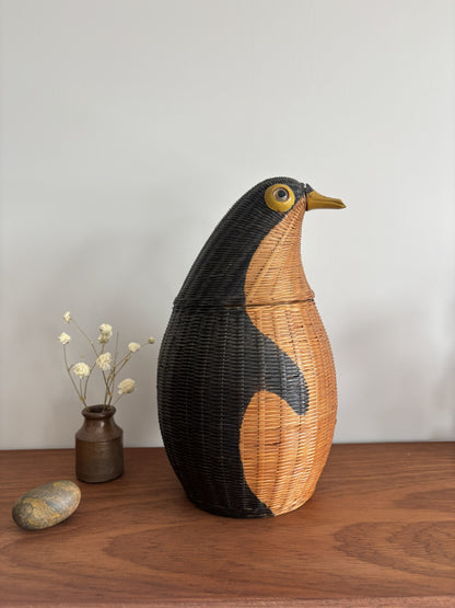 Wicker Penguin Basket