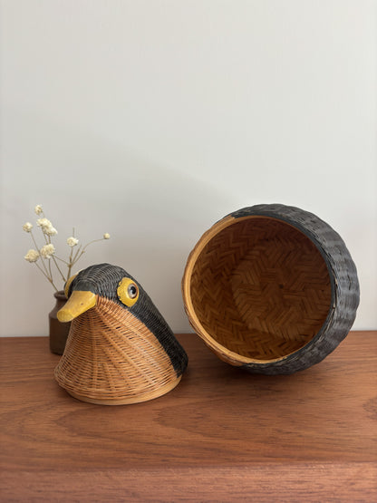 Wicker Penguin Basket