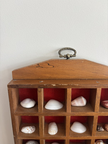 Wooden Trinket Display Shelf